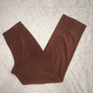 6 Women’s Burnt Orange Velvet Pants